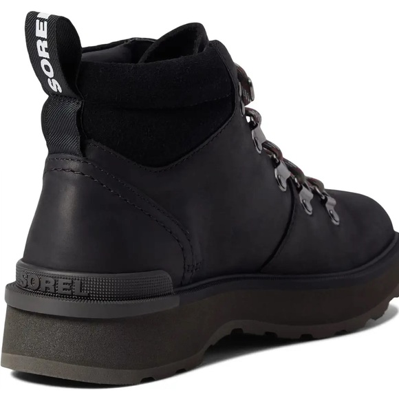 Sorel Genuine Leather Water Repellent Hi-Line™ Hiker Boots Black - Picture 10 of 16